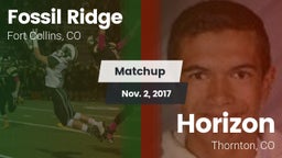 Matchup: Fossil Ridge High vs. Horizon  2017