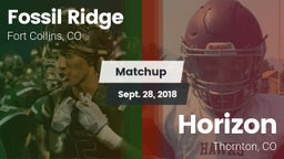 Matchup: Fossil Ridge High vs. Horizon  2018