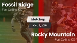 Matchup: Fossil Ridge High vs. Rocky Mountain  2018