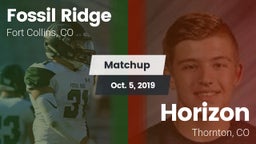 Matchup: Fossil Ridge High vs. Horizon  2019