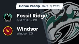 Recap: Fossil Ridge  vs. Windsor  2021