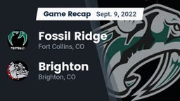 Recap: Fossil Ridge  vs. Brighton  2022