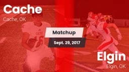 Matchup: Cache  vs. Elgin  2017
