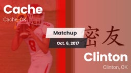 Matchup: Cache  vs. Clinton  2017