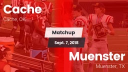 Matchup: Cache  vs. Muenster  2018