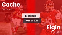 Matchup: Cache  vs. Elgin  2018
