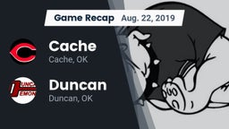 Recap: Cache  vs. Duncan  2019