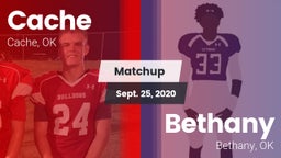 Matchup: Cache  vs. Bethany  2020