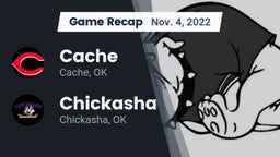 Recap: Cache  vs. Chickasha  2022
