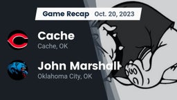 Recap: Cache  vs. John Marshall  2023