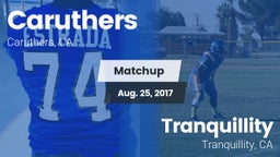 Matchup: Caruthers High vs. Tranquillity  2017