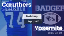 Matchup: Caruthers High vs. Yosemite  2017