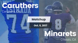 Matchup: Caruthers High vs. Minarets  2017