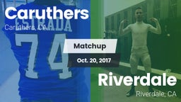 Matchup: Caruthers High vs. Riverdale  2017