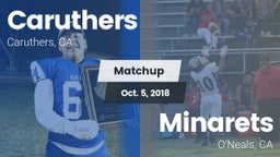 Matchup: Caruthers High vs. Minarets  2018