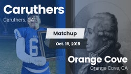 Matchup: Caruthers High vs. Orange Cove  2018