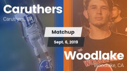 Matchup: Caruthers High vs. Woodlake  2019