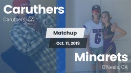 Matchup: Caruthers High vs. Minarets  2019