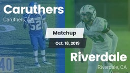 Matchup: Caruthers High vs. Riverdale  2019