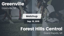 Matchup: Greenville High vs. Forest Hills Central  2016