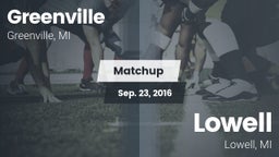 Matchup: Greenville High vs. Lowell  2016