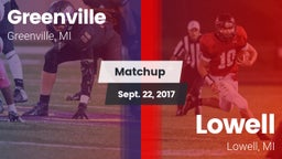 Matchup: Greenville High vs. Lowell  2017