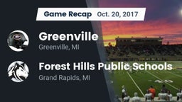 Recap: Greenville  vs. Forest Hills Public Schools 2017