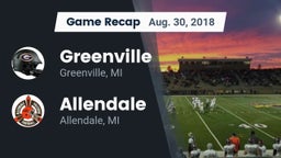 Recap: Greenville  vs. Allendale  2018