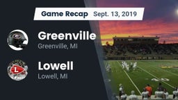 Recap: Greenville  vs. Lowell  2019