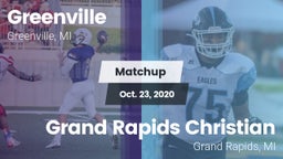 Matchup: Greenville High vs. Grand Rapids Christian  2020