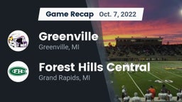 Recap: Greenville  vs. Forest Hills Central  2022