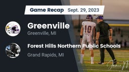 Recap: Greenville  vs. Forest Hills Northern Public Schools 2023