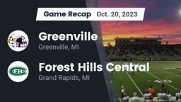 Recap: Greenville  vs. Forest Hills Central  2023