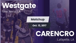 Matchup: Westgate  vs. CARENCRO  2017