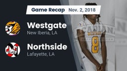 Recap: Westgate  vs. Northside  2018