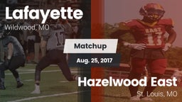 Matchup: Lafayette High vs. Hazelwood East  2017