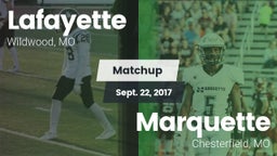 Matchup: Lafayette High vs. Marquette  2017
