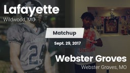 Matchup: Lafayette High vs. Webster Groves  2017