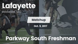 Matchup: Lafayette High vs. Parkway South Freshman 2017