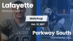 Matchup: Lafayette High vs. Parkway South  2017