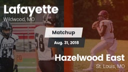 Matchup: Lafayette High vs. Hazelwood East  2018