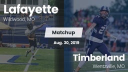 Matchup: Lafayette High vs. Timberland  2019