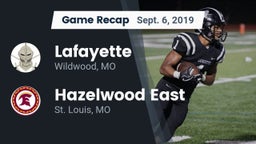 Recap: Lafayette  vs. Hazelwood East  2019