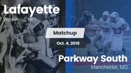 Matchup: Lafayette High vs. Parkway South  2019