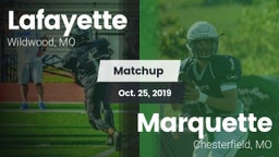 Matchup: Lafayette High vs. Marquette  2019