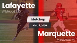 Matchup: Lafayette High vs. Marquette  2020