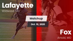 Matchup: Lafayette High vs. Fox  2020