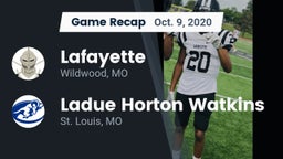Recap: Lafayette  vs. Ladue Horton Watkins  2020