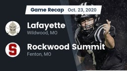 Recap: Lafayette  vs. Rockwood Summit  2020