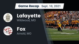 Recap: Lafayette  vs. Fox  2021
